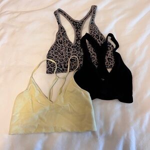 Three Bralettes from Anthropologie and Free People